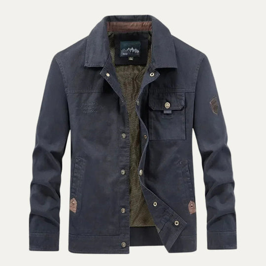 Herrenjacke Cargostil mit Praktischen Taschen 9