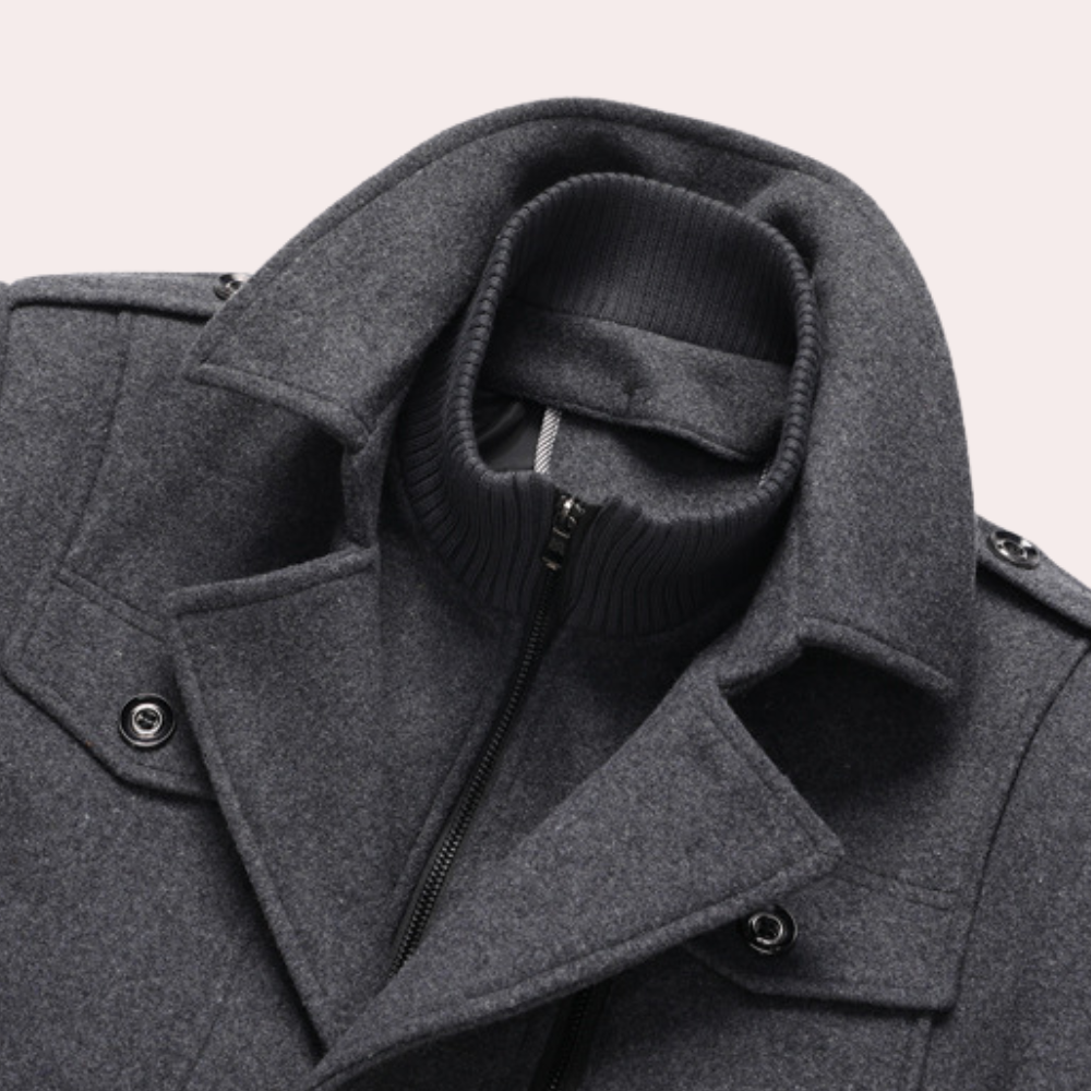 Herrenjacke Winter Zweiteilig Warm Hochwertige Materialien 2