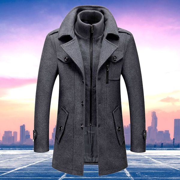 Herrenjacke Winter Zweiteilig Warm Hochwertige Materialien 8