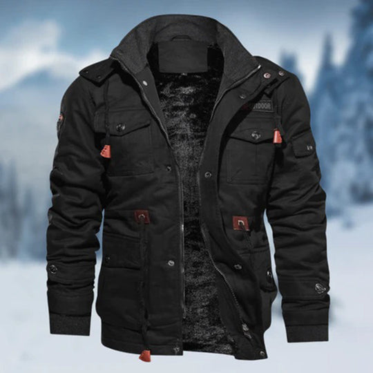 Herrenjacke Winterjacke Wasserabweisend Winddicht Hochwertige Stoffe 2