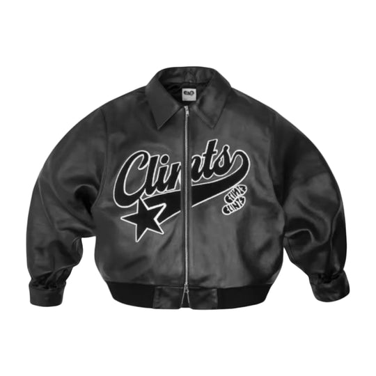Herrenjacke Y2K Retro Hip Hop Stil mit Auffälligen Stickereien 0