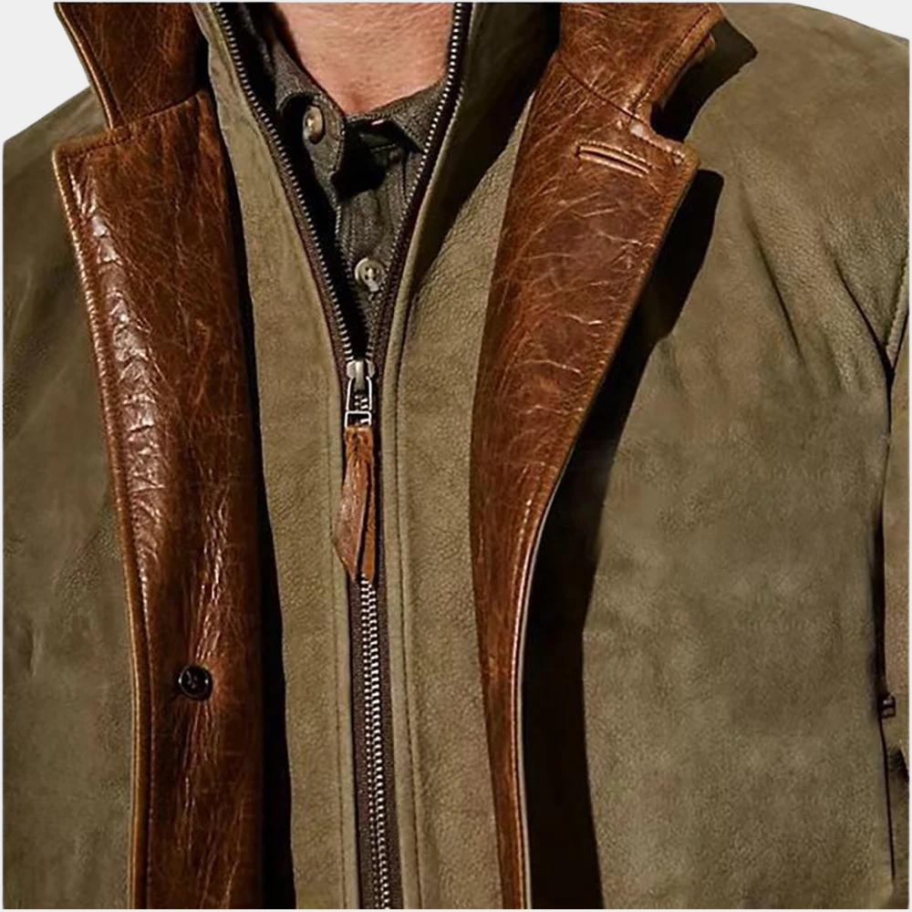 Herrenjacke Zeitloser Stil Mit Praktischen Taschen 1