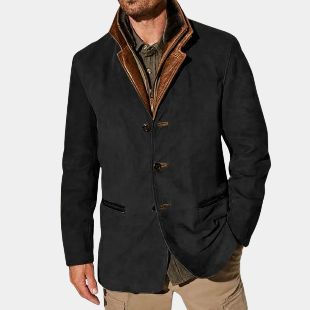 Herrenjacke Zeitloser Stil Mit Praktischen Taschen 3