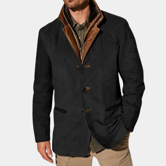 Herrenjacke Zeitloser Stil Mit Praktischen Taschen 3