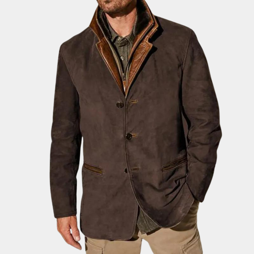Herrenjacke Zeitloser Stil Mit Praktischen Taschen 6