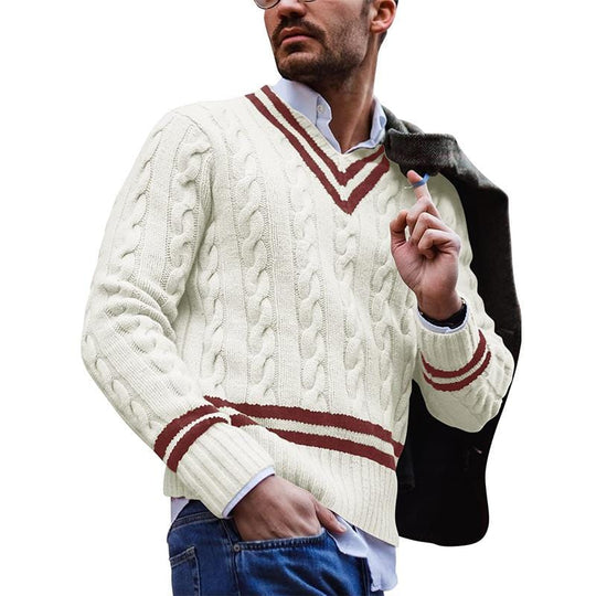 Herrenpullover Gestrickt für den Herbst 1