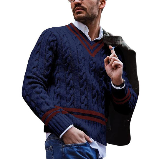 Herrenpullover Gestrickt für den Herbst 3