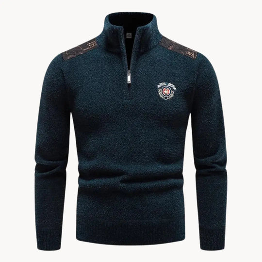 Herrenpullover Halbreißverschluss Modern für Wintertage 10