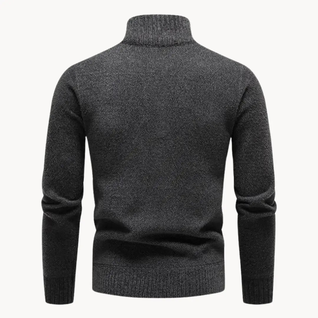 Herrenpullover Halbreißverschluss Modern für Wintertage 2
