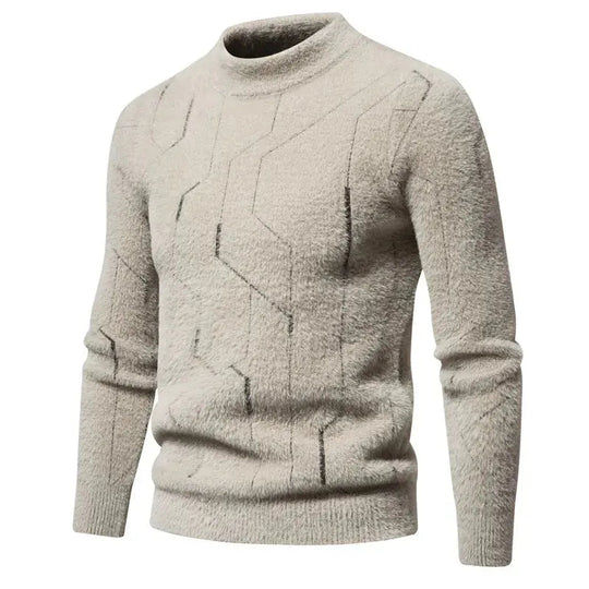 Herrenpullover Klassisch Gestrickt Bequeme Passform 3