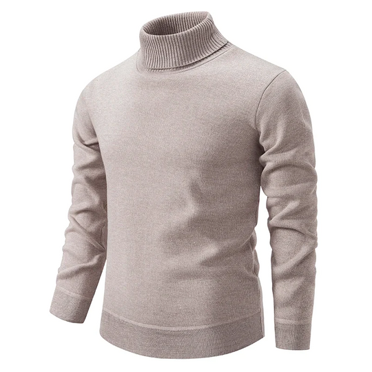 Herrenpullover Klassischer Polokragen Aus Reiner Wolle, Warm Und Vielseitig Kombinierbar 0