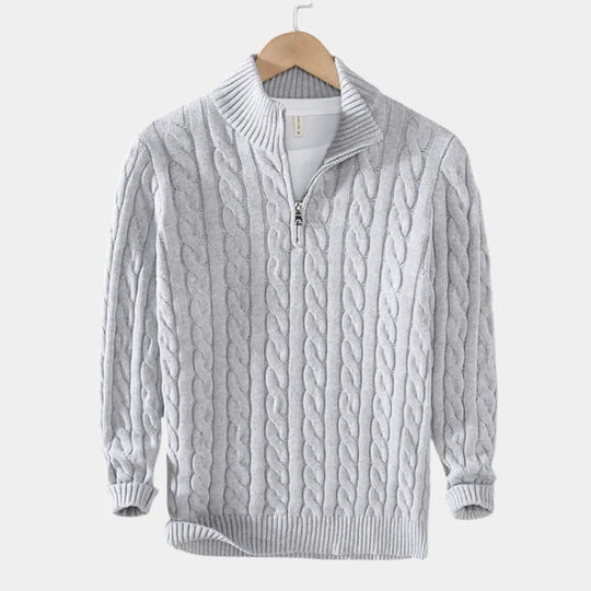 Herrenpullover Mit Halbem Reißverschluss Modern Design 3
