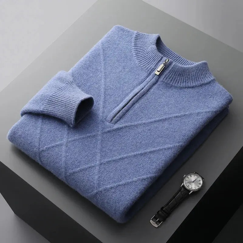 Herrenpullover Strukturierter Stil Modern Casual 0