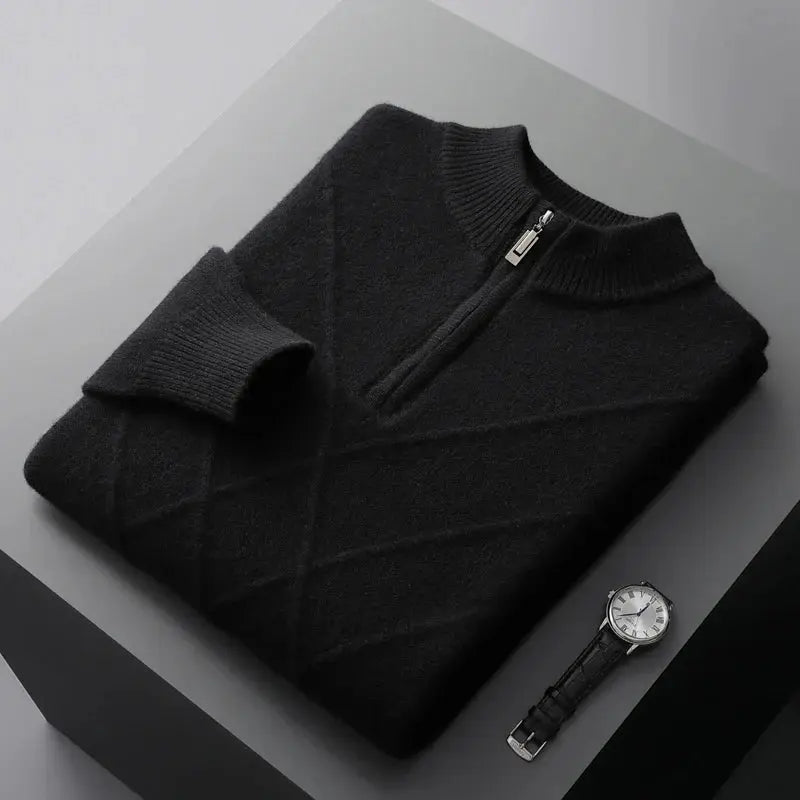 Herrenpullover Strukturierter Stil Modern Casual 1
