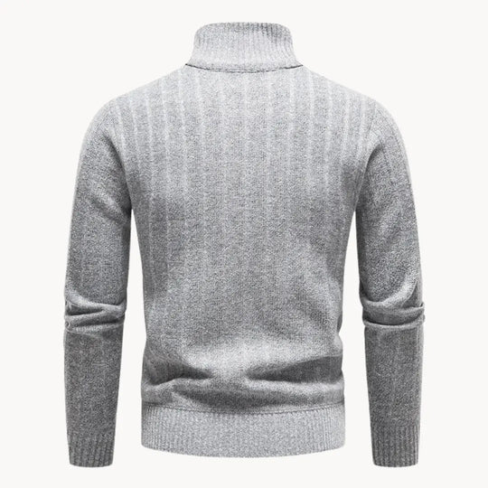 Herrenpullover Viertelpullover mit Reißverschluss und Modernem Design 2
