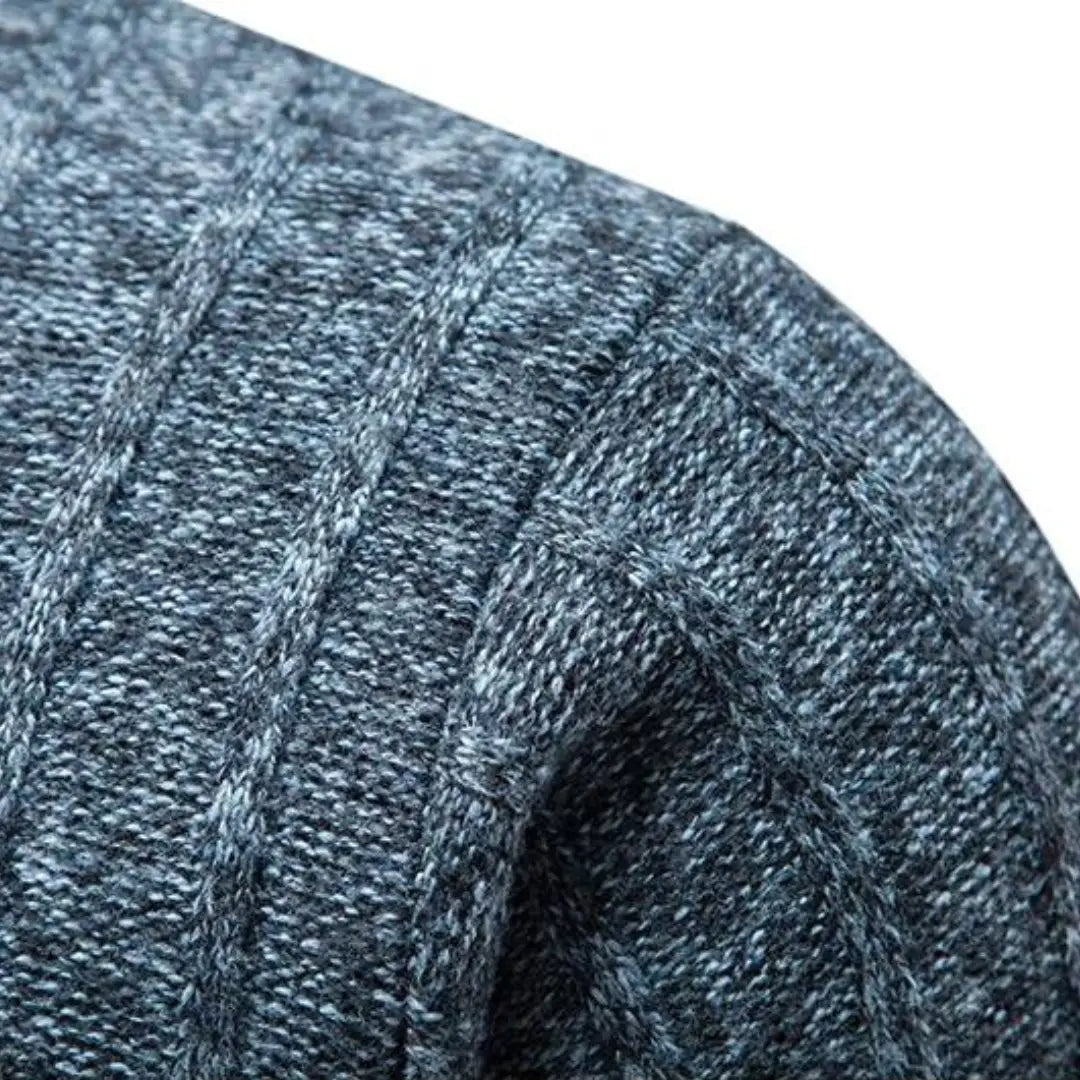 Herrenpullover Viertelpullover mit Reißverschluss und Modernem Design 3
