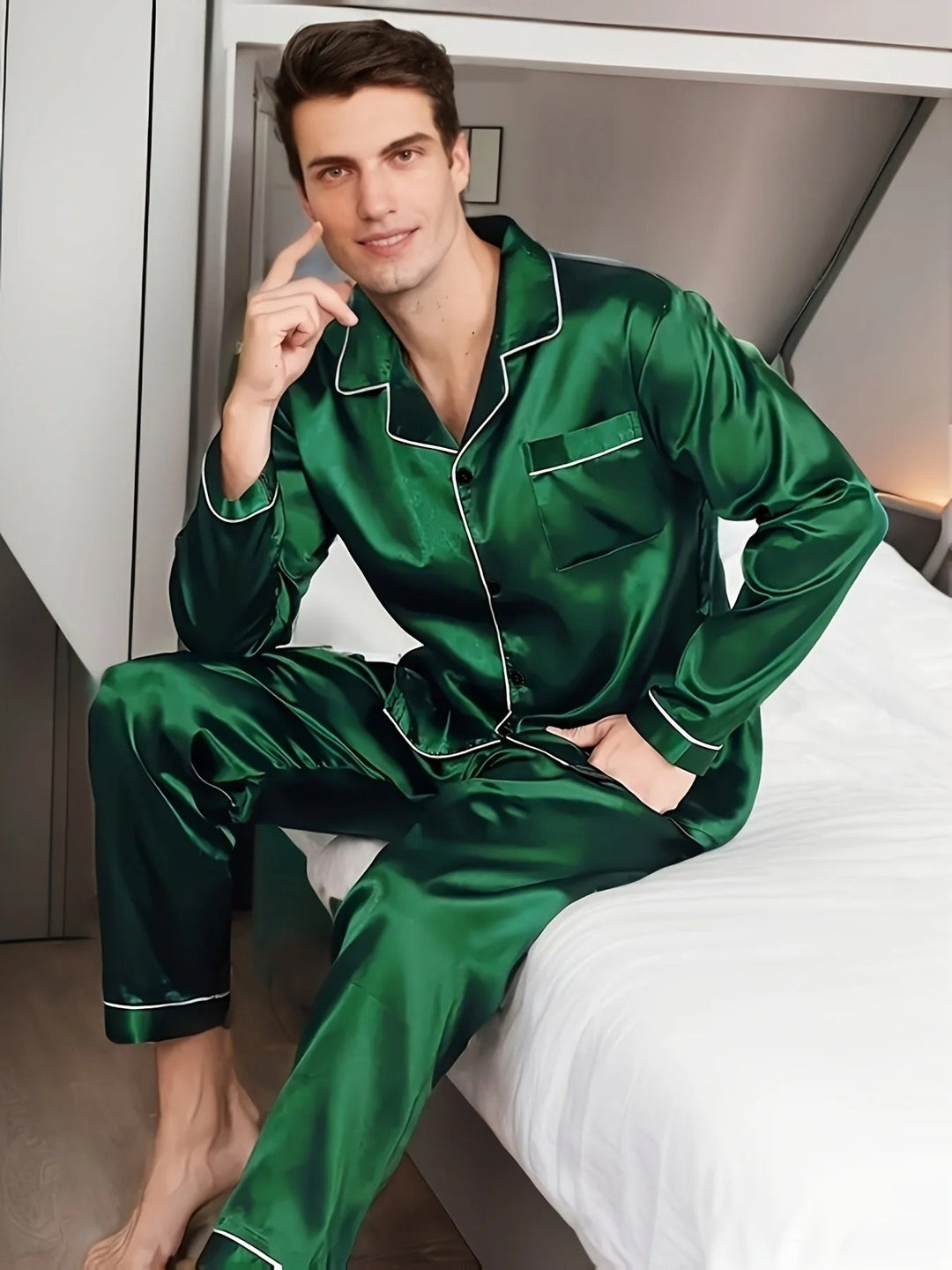 Herrenpyjama Klassisch und Stilvoll 4