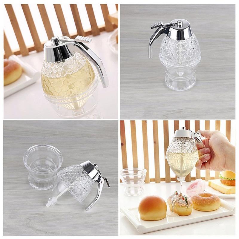 Honigspender Glas Mit Auslöser Für Stilvolles Abfüllen In Der Küche 0