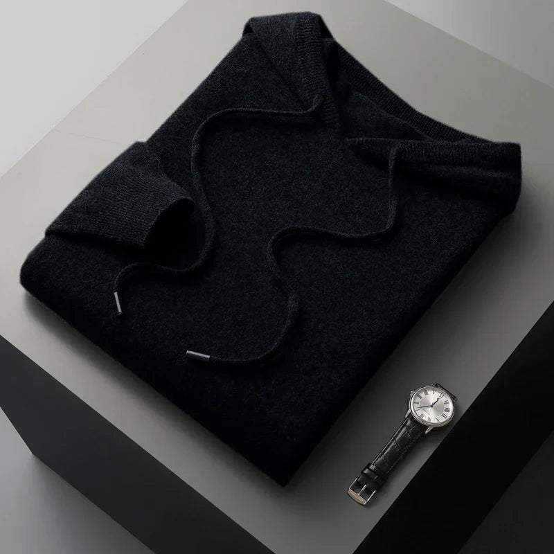 Hoodie aus lockerer Wollmischung 4