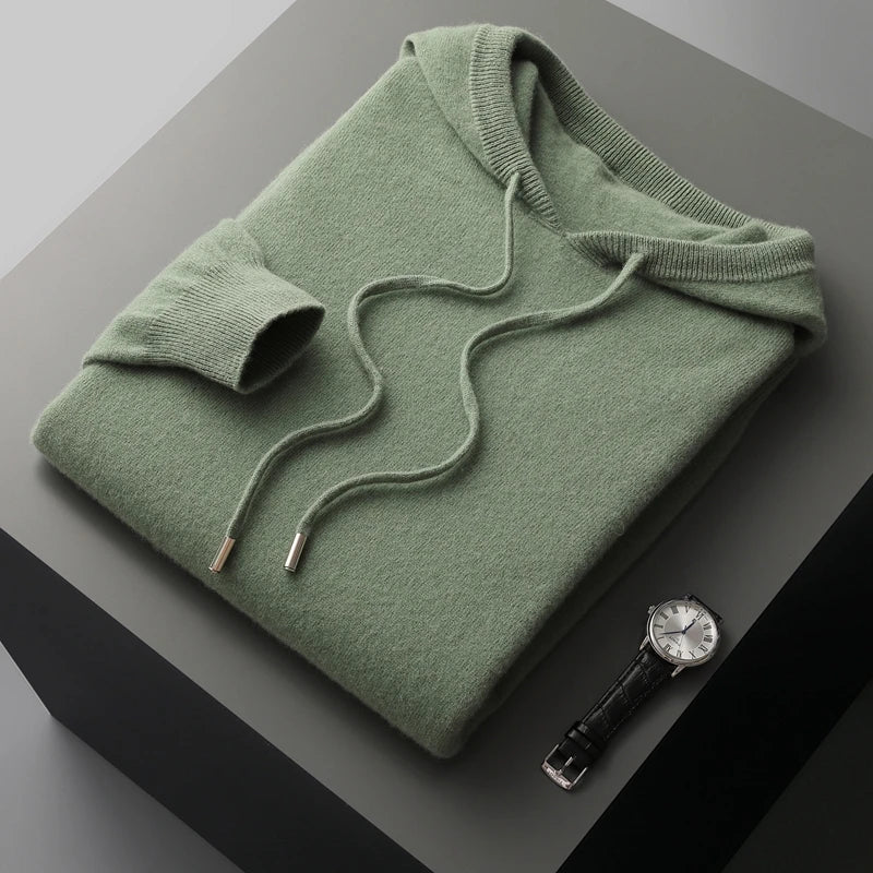 Hoodie aus lockerer Wollmischung 6