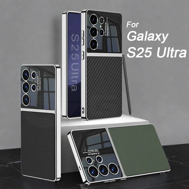 Hülle für Samsung Galaxy S25 Ultra und S24 Ultra mit luxuriösem Design 0