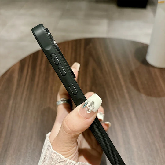 Hülle für Samsung S-Serie aus Lammleder mit Ahornblättern 5