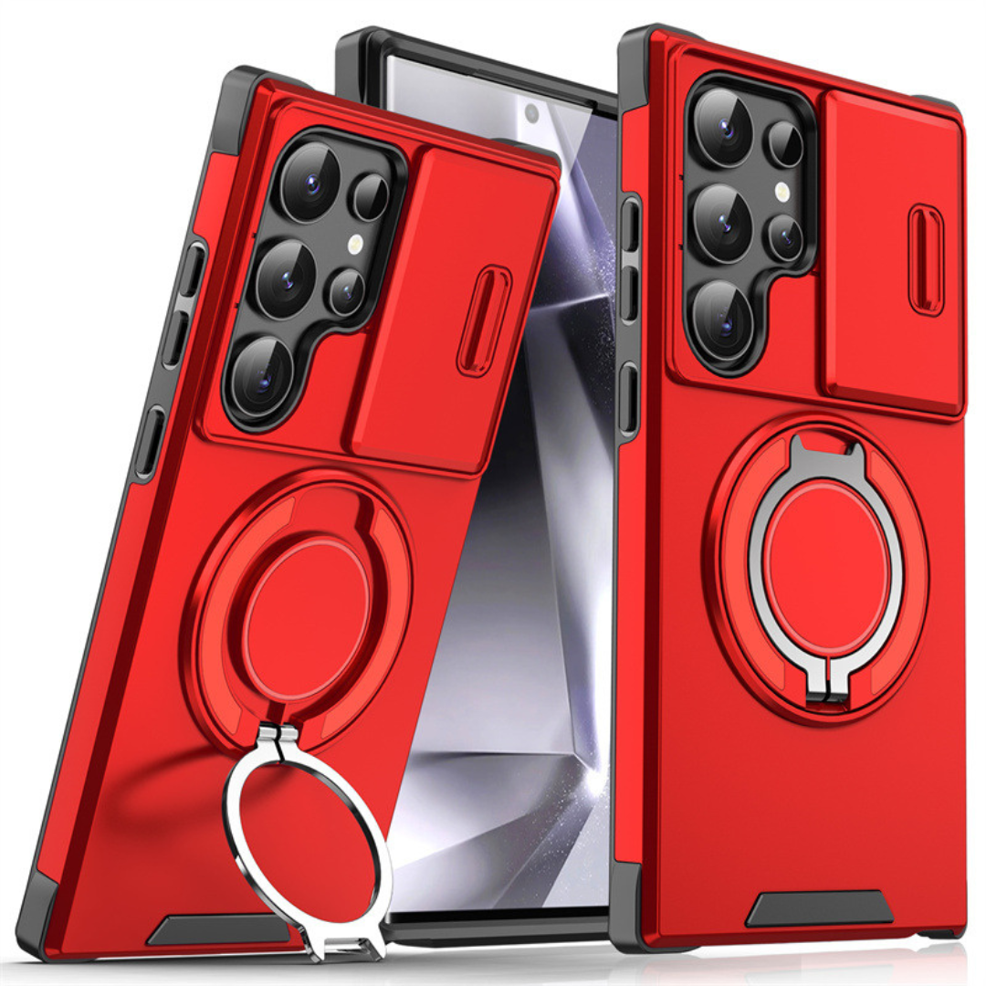 Hülle für Samsung S-Serie mit Klappmechanismus 4