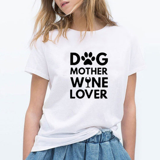 Hund Mutter Weinliebhaber Tee