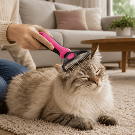 Hunde- und Katzenbürste für sanfte Fellpflege 1