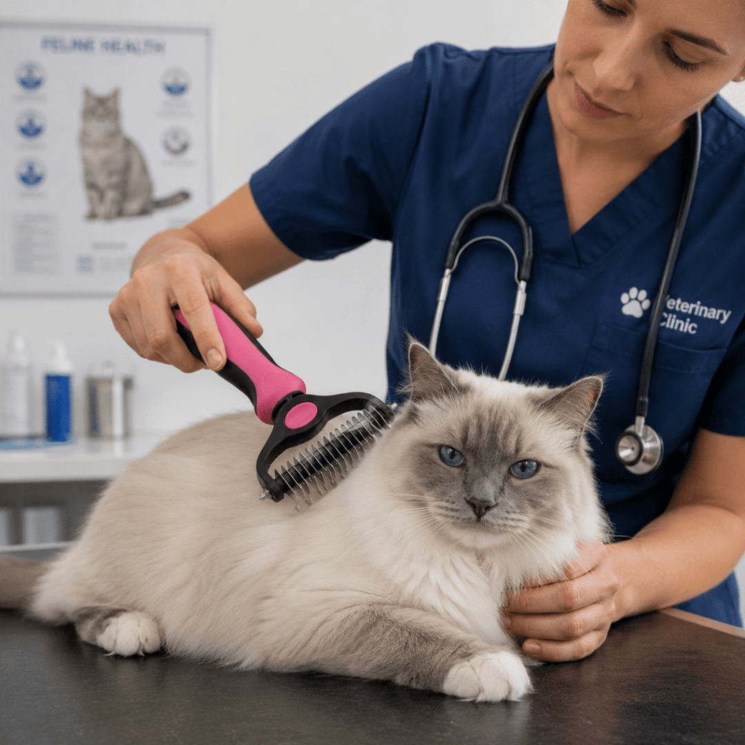 Hunde- und Katzenbürste für sanfte Fellpflege 2