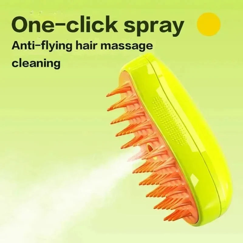 Hunde- und Katzenpflege Dampfbürste Multifunktional für Sanfte Fellpflege 3