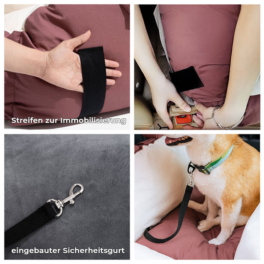 Hunde Auto-Bett Multifunktional für Komfort und Sicherheit 3