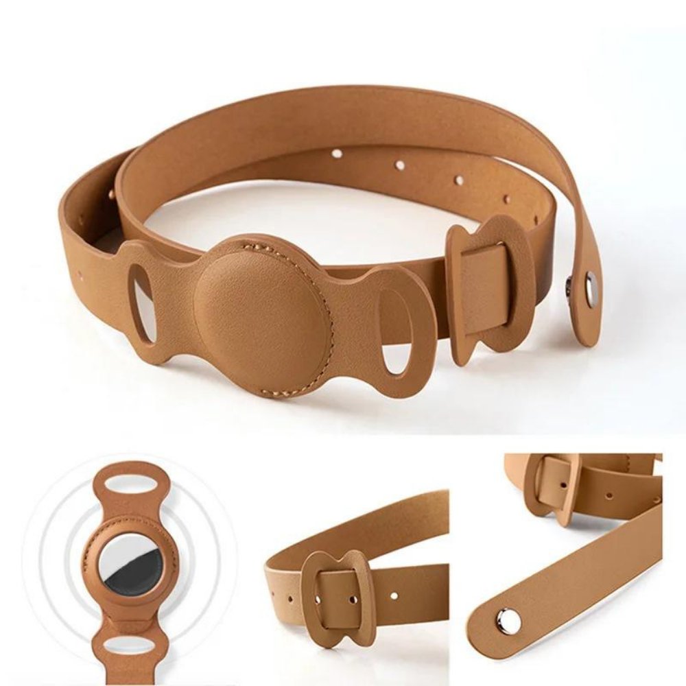 Hunde Halsband Mit AirTag-Halterung Praktisch Und Stilvoll 2
