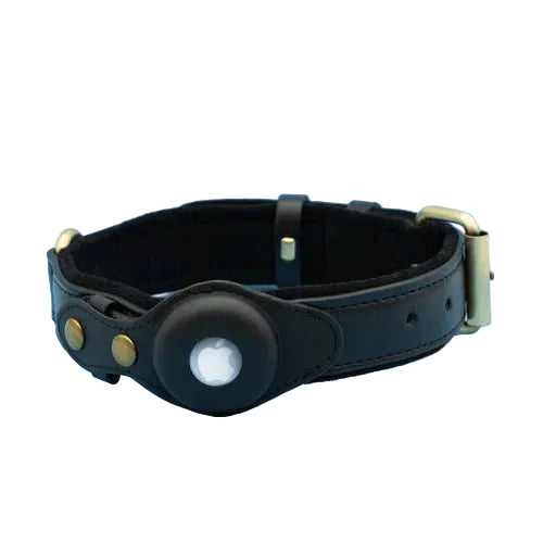 Hunde Halsband mit AirTag-Halterung, Wasserabweisend und Komfortablem Innenfutter 0