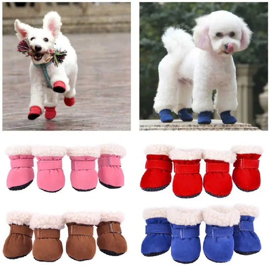 Hunde Stiefel Wasserdicht und Rutschfest 4