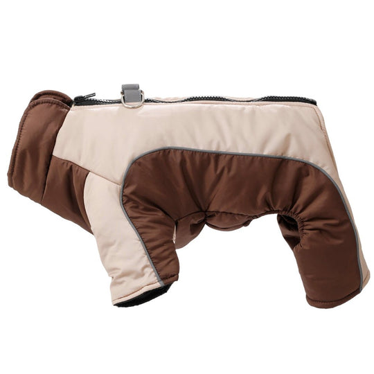Hunde Winterjacke Wasserdicht mit Reflektierenden Streifen für Kälte und Nässe 10