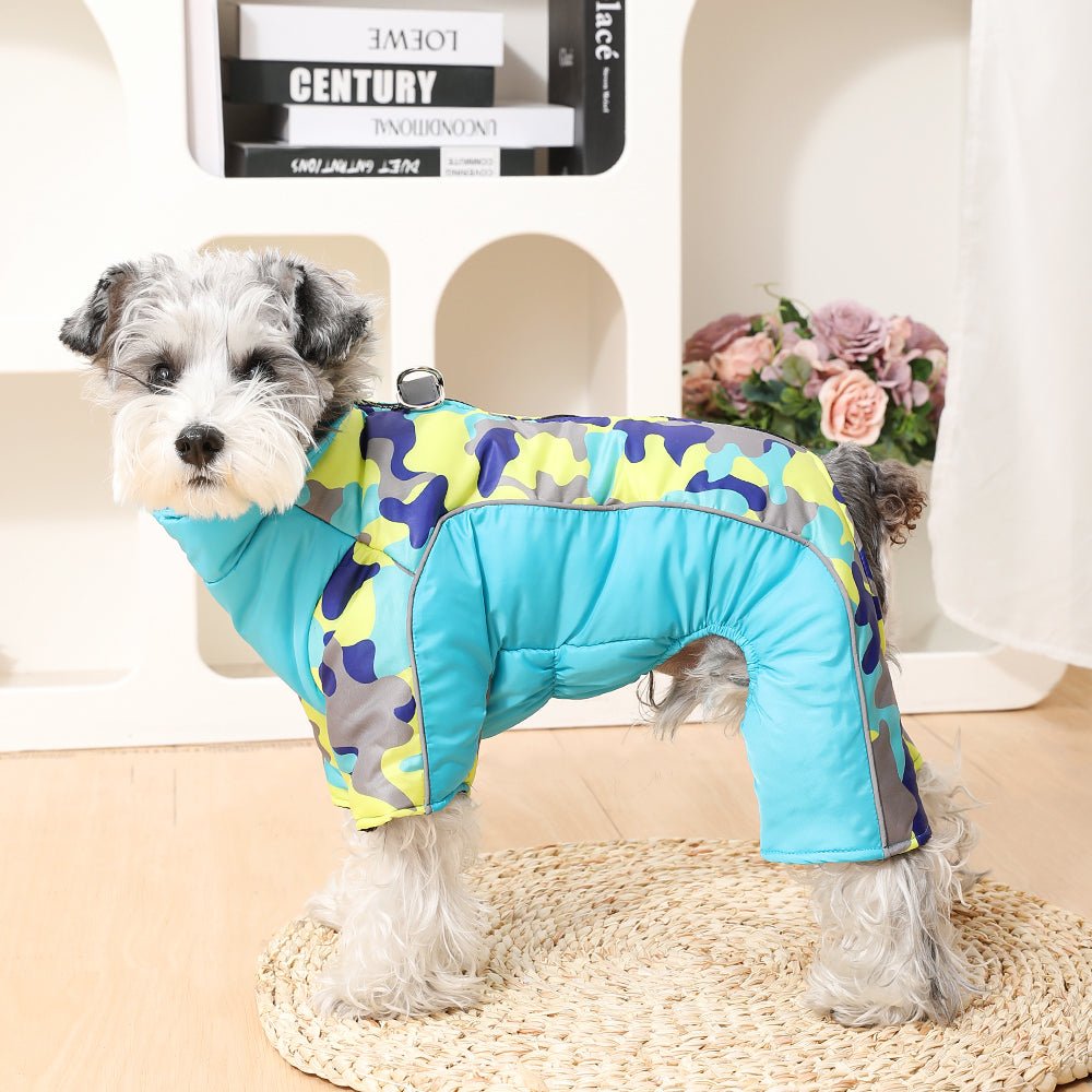 Hunde Winterjacke Wasserdicht mit Reflektierenden Streifen für Kälte und Nässe 2