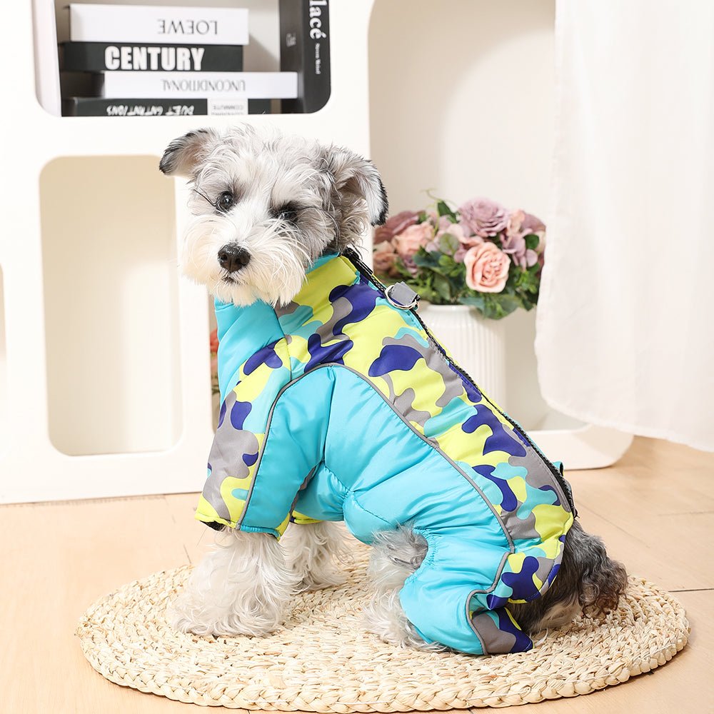 Hunde Winterjacke Wasserdicht mit Reflektierenden Streifen für Kälte und Nässe 4