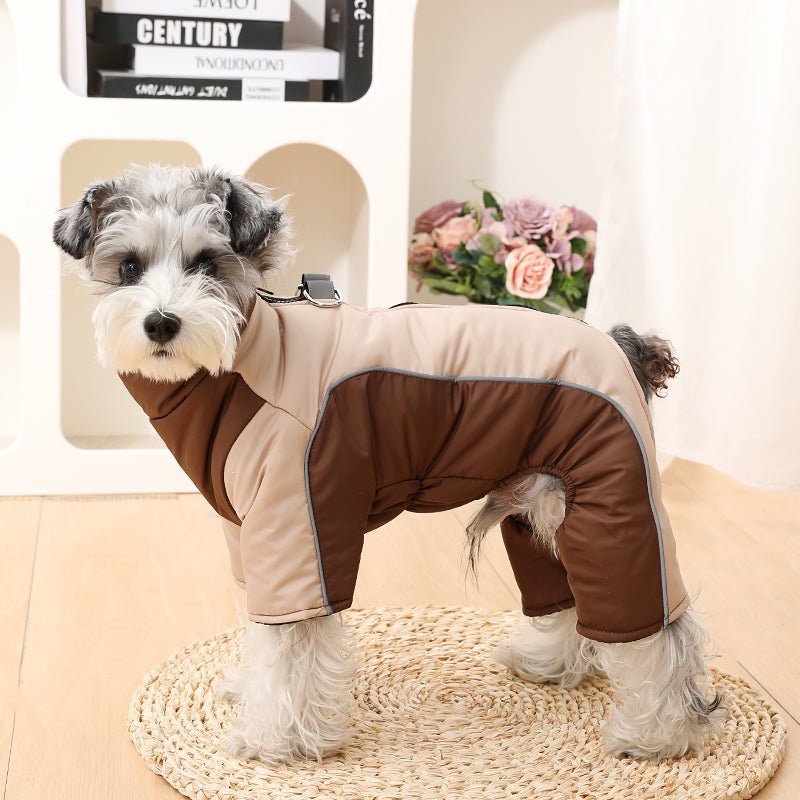 Hunde Winterjacke Wasserdicht mit Reflektierenden Streifen für Kälte und Nässe 5