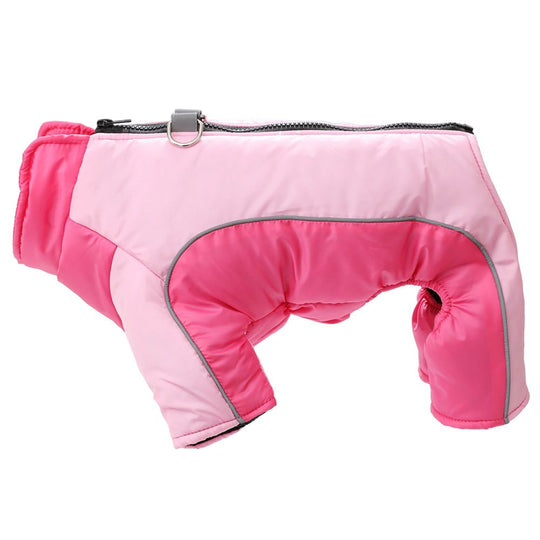 Hunde Winterjacke Wasserdicht mit Reflektierenden Streifen für Kälte und Nässe 9