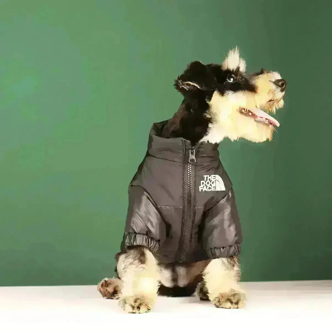 Hunde Winterjacke mit Kordelzug 1