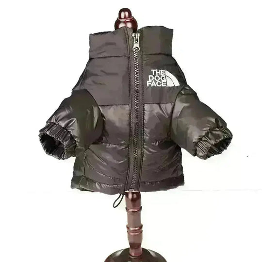 Hunde Winterjacke mit Kordelzug 4