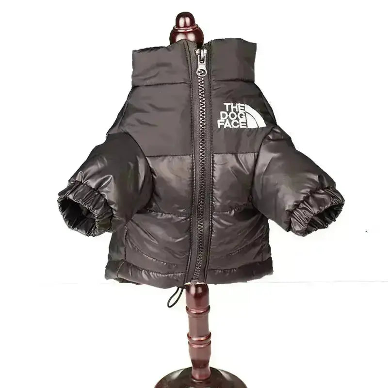 Hunde Winterjacke mit Kordelzug 6