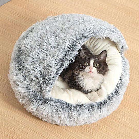 Hundebett Nest-Stil für Hunde und Katzen mit Erhöhtem Rand und Rutschfester Unterseite 2