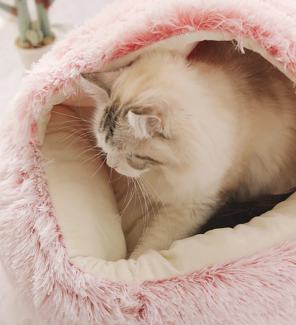 Hundebett Nest-Stil für Hunde und Katzen mit Erhöhtem Rand und Rutschfester Unterseite 3