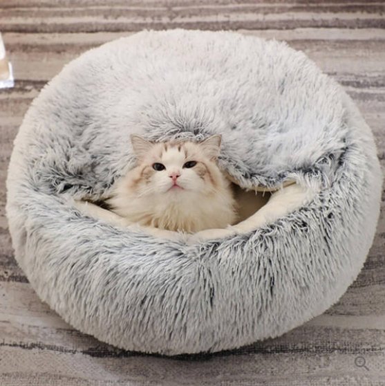 Hundebett Nest-Stil für Hunde und Katzen mit Erhöhtem Rand und Rutschfester Unterseite 4