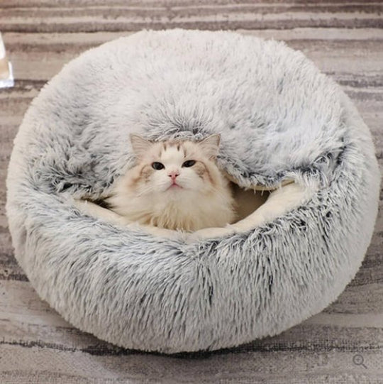 Hundebett Nest-Stil für Hunde und Katzen mit Erhöhtem Rand und Rutschfester Unterseite 4