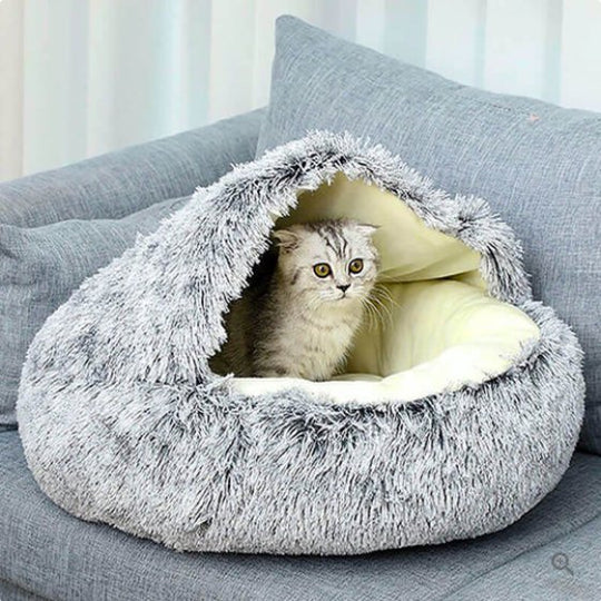 Hundebett Nest-Stil für Hunde und Katzen mit Erhöhtem Rand und Rutschfester Unterseite 5