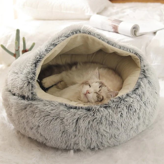 Hundebett Nest-Stil für Hunde und Katzen mit Erhöhtem Rand und Rutschfester Unterseite 6