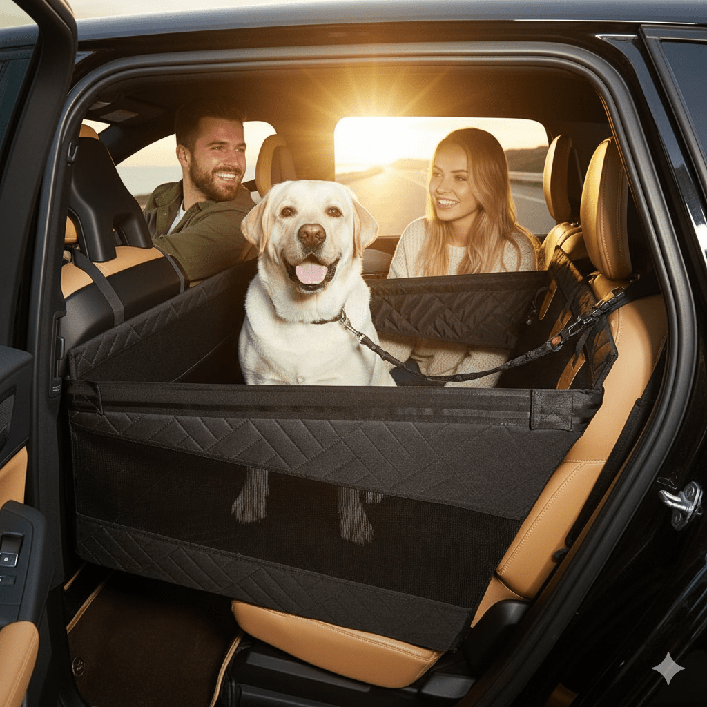 Hundesitz für das Auto mit Memory Foam 1